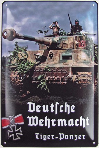Blechschild 20x30cm gewölbt